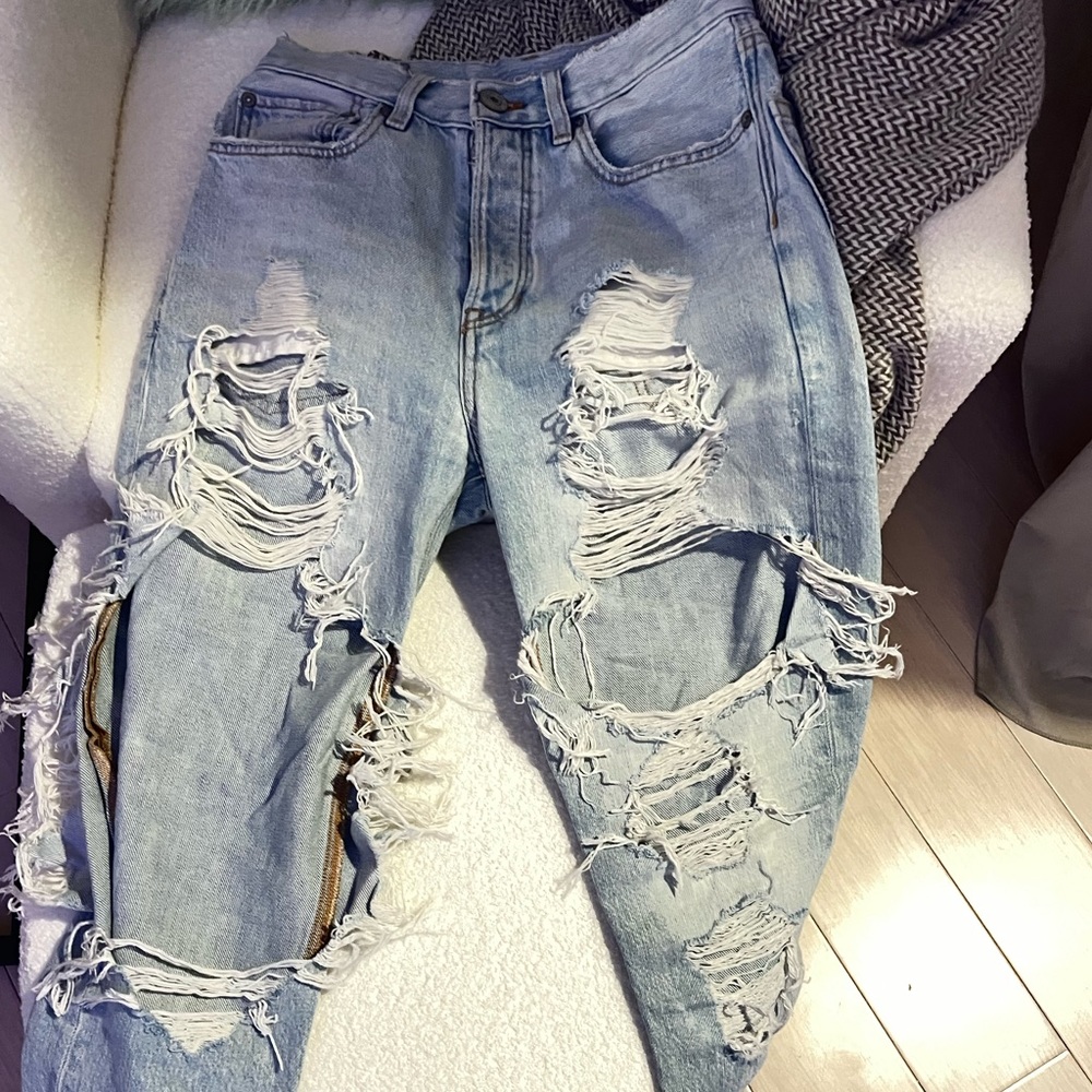 Garage boyfriend jeans ripped